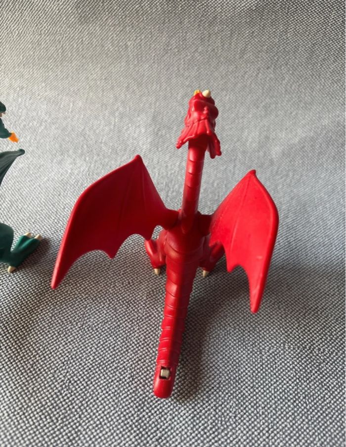 2 dragons articulés pattes et gueules playmobil 4160 calendrier de l avent  Environ 11x 14cm - photo numéro 5