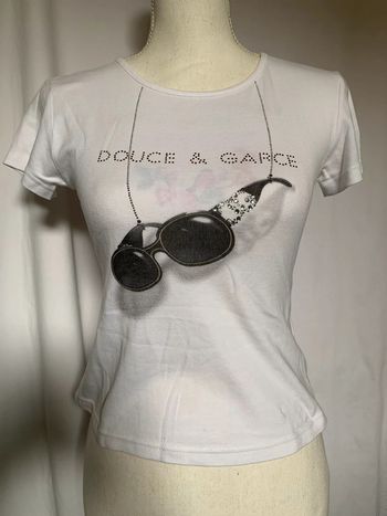 T-shirt Douce et Garce en strass