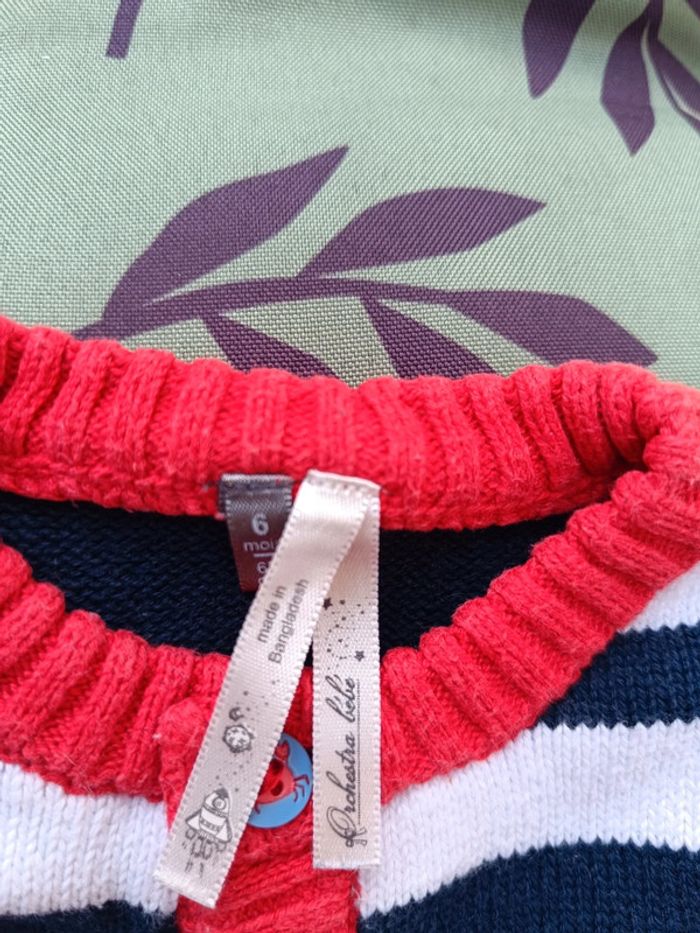 Gilet marin 6 mois - photo numéro 2