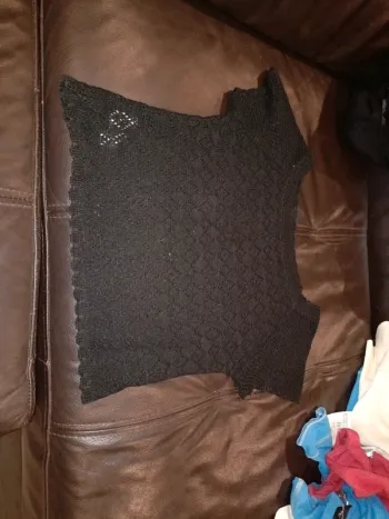 Jolie haut taille s m noir