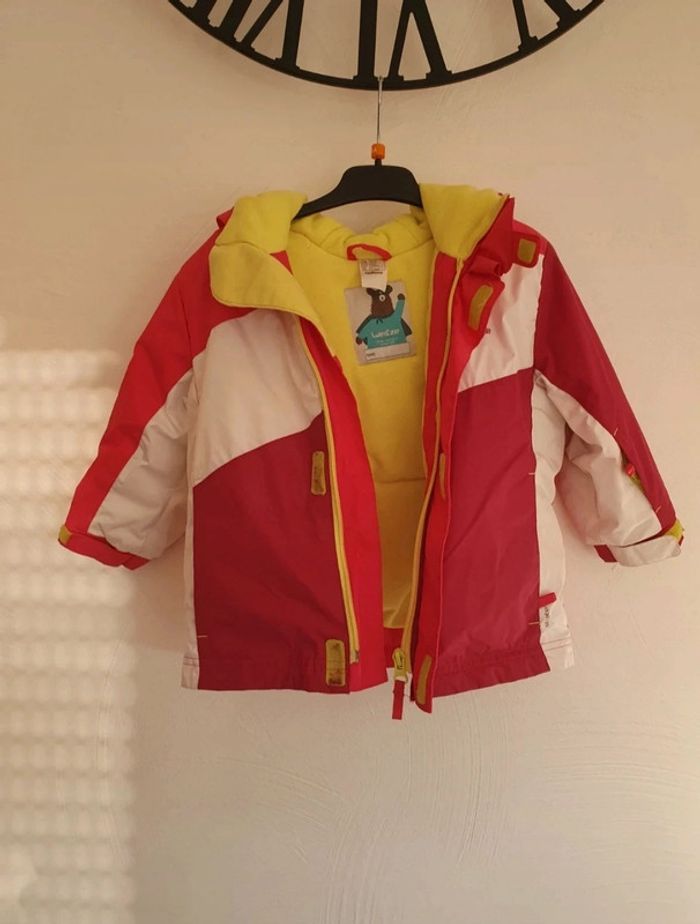 Manteau de ski rose Decathlon 2 ans