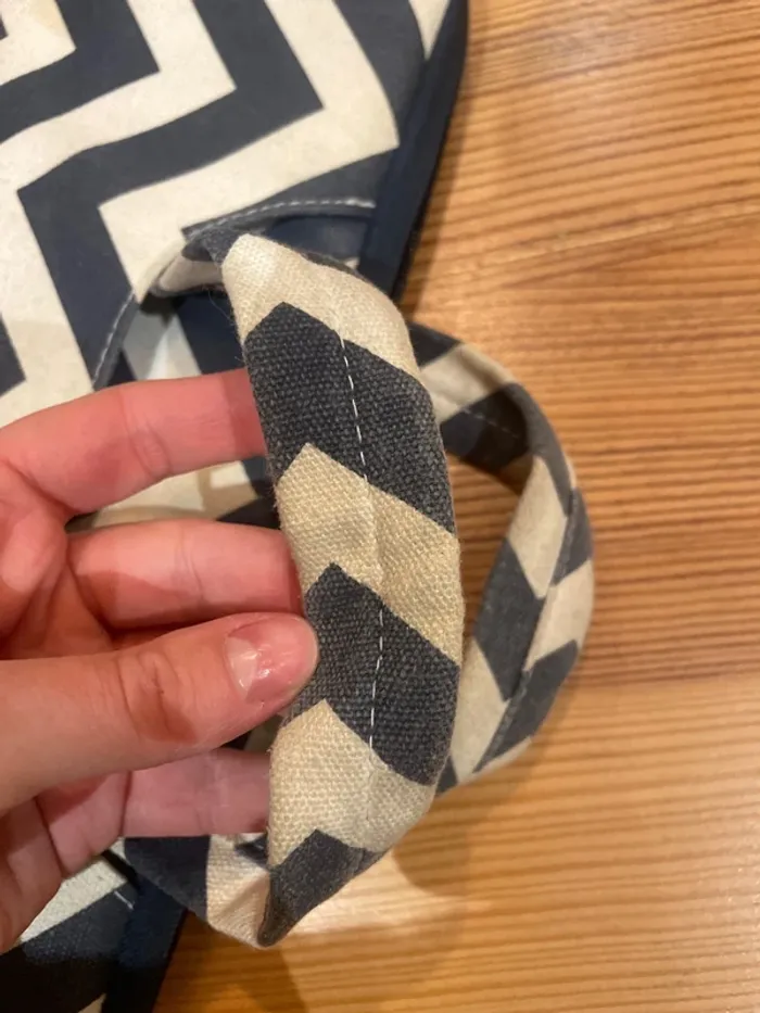 Sacoche ordinateur bleu blanc - photo numéro 8