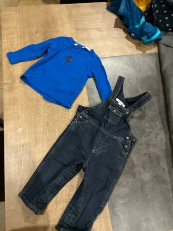 Ensemble salopette bébé