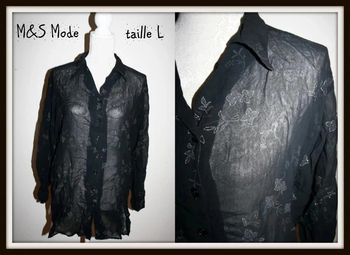 Chemise en voile M&S taille L