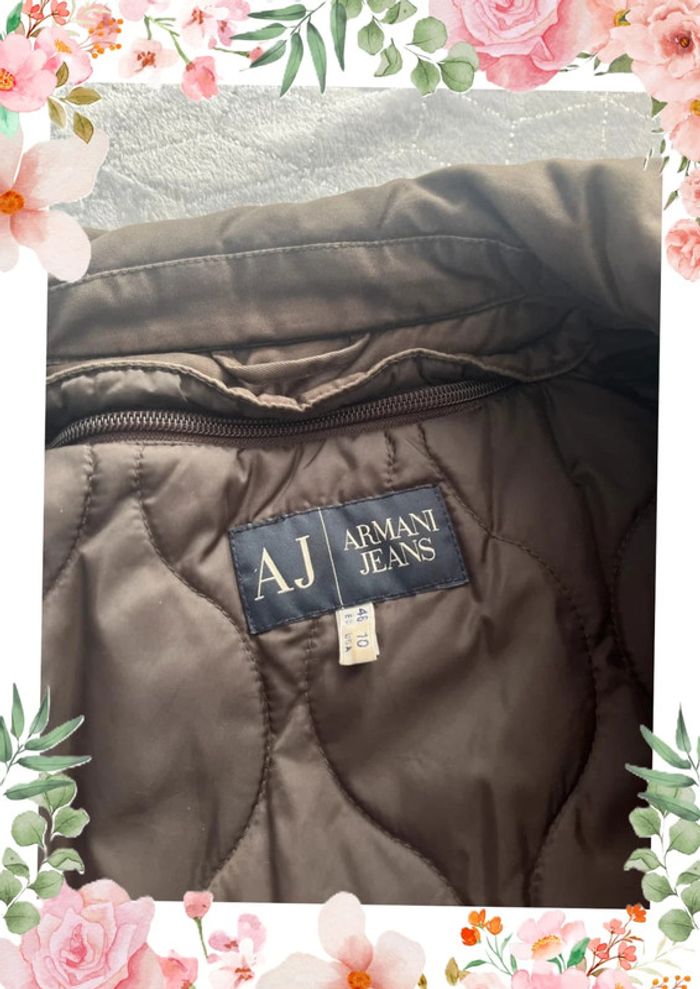 Veste Kaki – Armani Jeans 🟢 - photo numéro 4