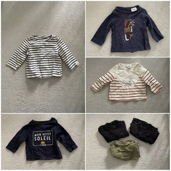 Lot de t-shirts manches longues 