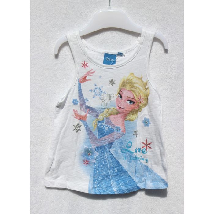 débardeur 2-3 ans la reine des neiges disney