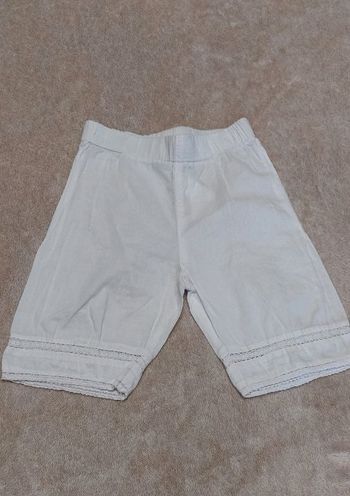 Bermuda fin en coton été bébé fille 24 mois