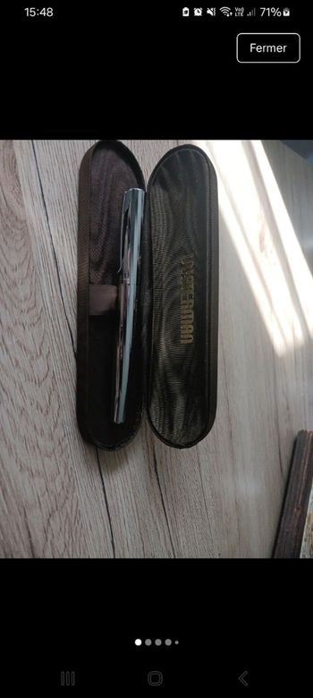 Stylo plume waterman ancien modèle 