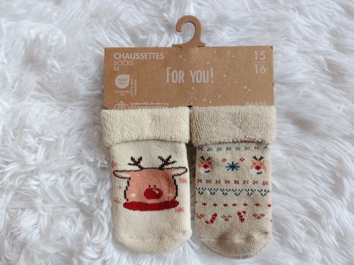 Chaussettes de Noël bébé 15/16