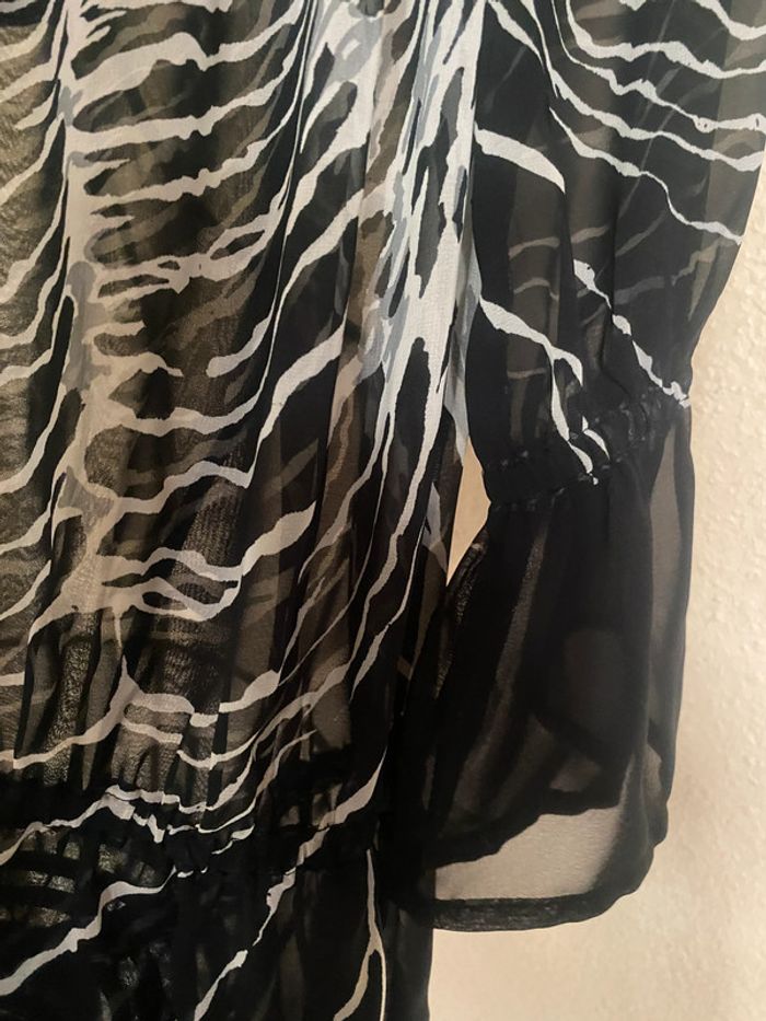 Haut léger semi transparent motif zébré Christine Laure - photo numéro 7