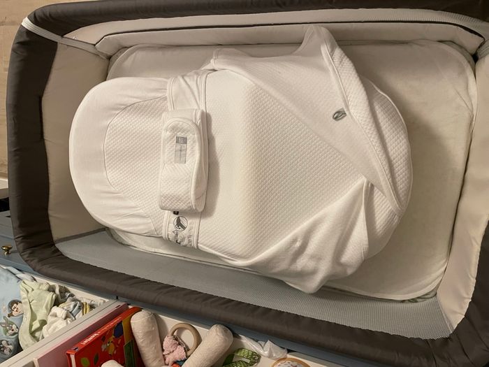 Cocoonababy® RED CASTLE- Fleur de coton® Blanc + drap + couverture - photo numéro 2