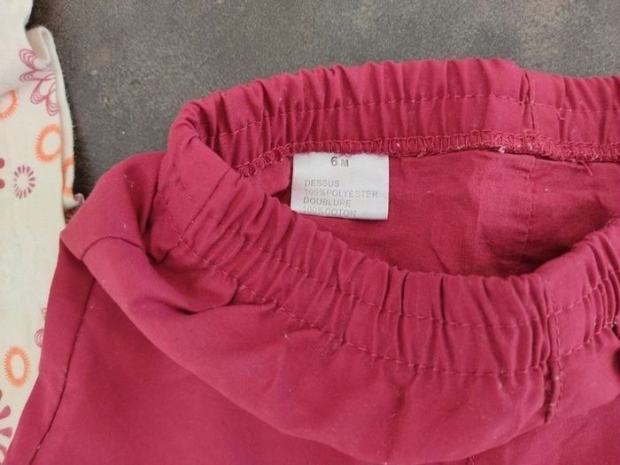 Ensemble bébé fille 6mois. T-shirt + pantalon - photo numéro 9