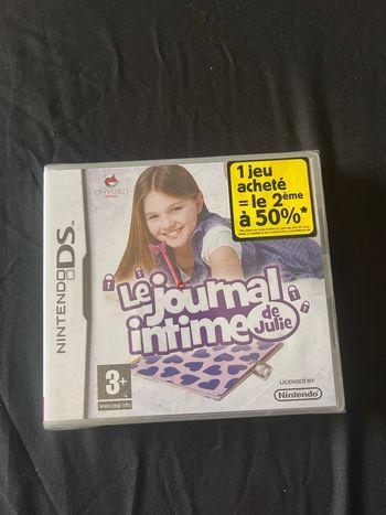  Jeu Nintendo DS *Le journal intime de Julie* neuf sous blister 