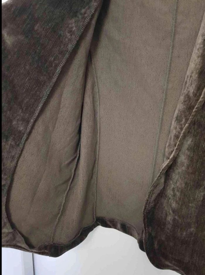 Blazer ouvert velour taille 38 40 - photo numéro 5