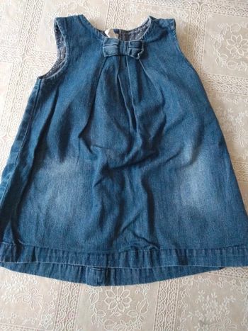 Robe en jean 80cm 9-12 mois