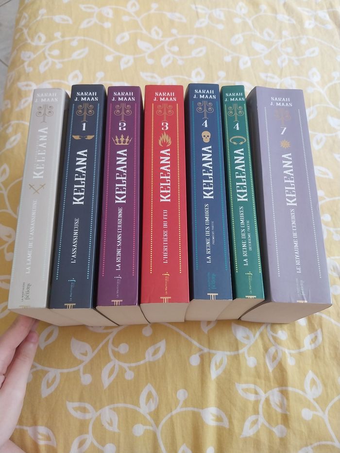 Romans Keleana tomes 0.5 à 4 + 7- Sarah J. Maas La Martinière