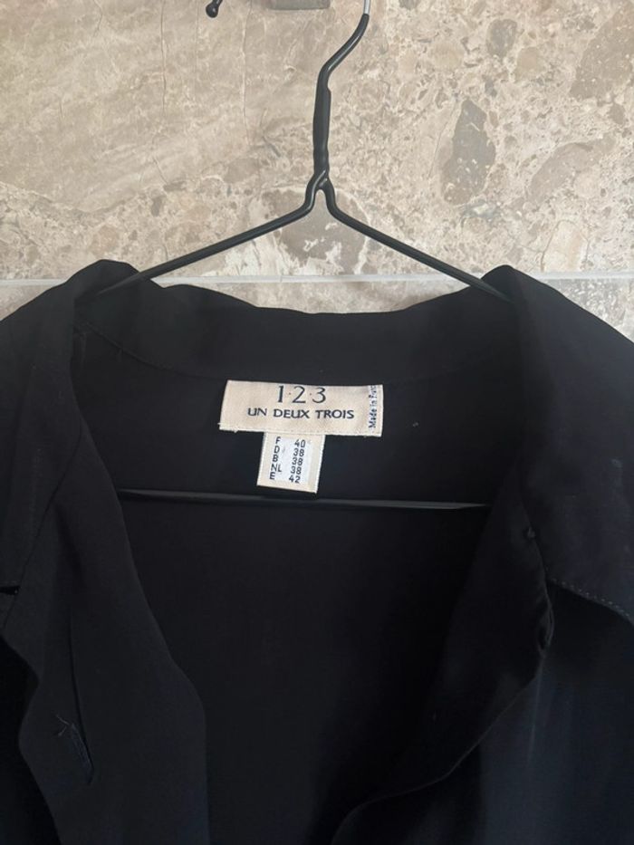 Chemise noire transparente 1 2 3 - photo numéro 2