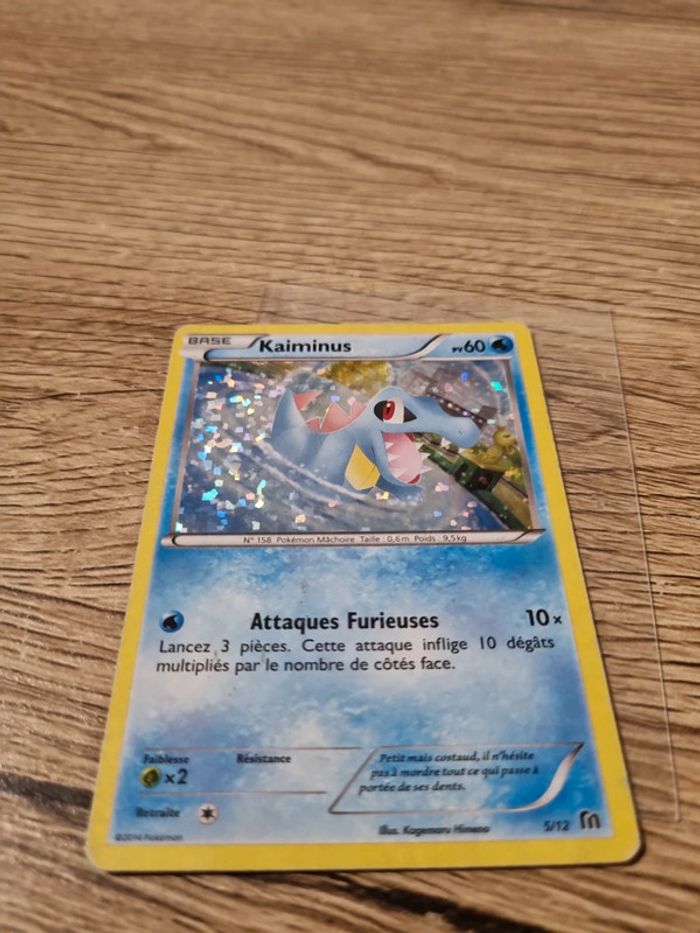 Carte pokémon kaiminus holo 5/12 année 2014 - photo numéro 2