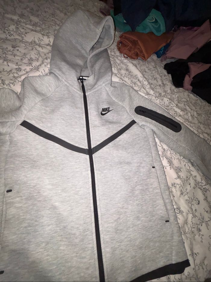 Veste Nike tech fleece grise - photo numéro 2
