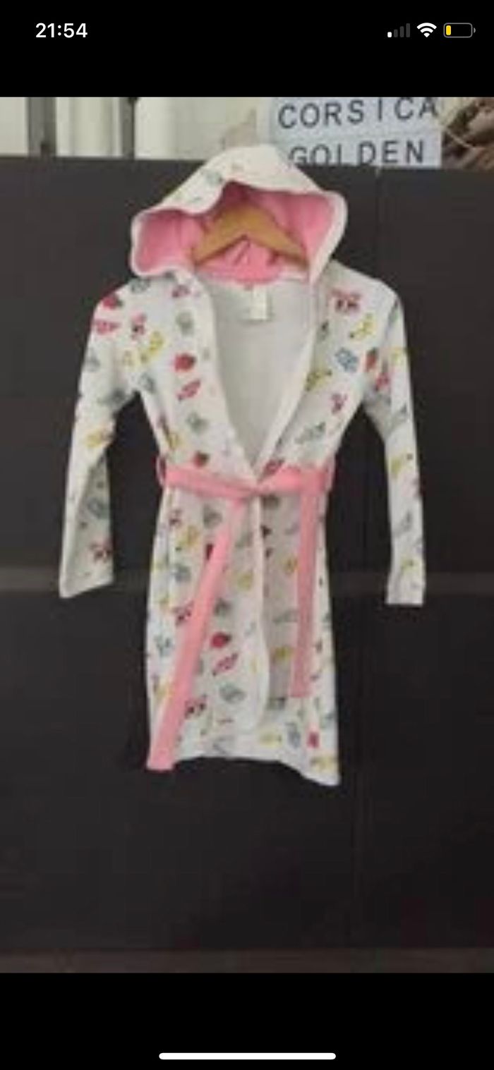 Robe de chambre à capuche