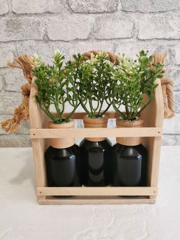 Panier décoratif en bois