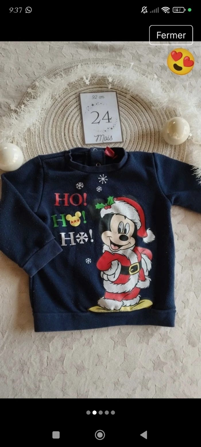 Ensemble Mickey de Noël - photo numéro 2