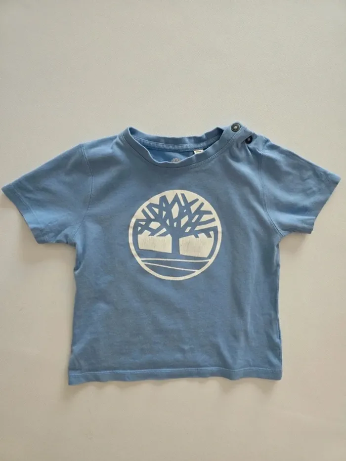 Tee shirt Timberland bleu ciel