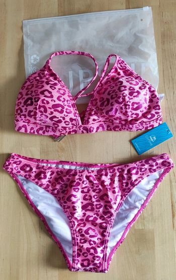 Maillot de bain 2 pièces fuchsia