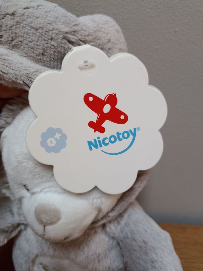 Doudou lapin  nicotoy Okaïdi - photo numéro 2