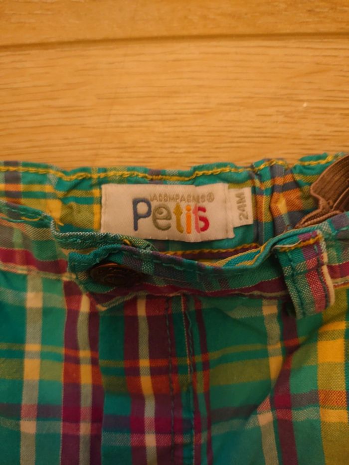 Ensemble short gilet carreaux - photo numéro 5