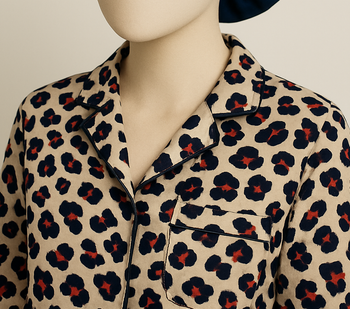 Dodo Stylé Assuré ! Pyjama Chemise Léopard Multicolore - Super Confort !