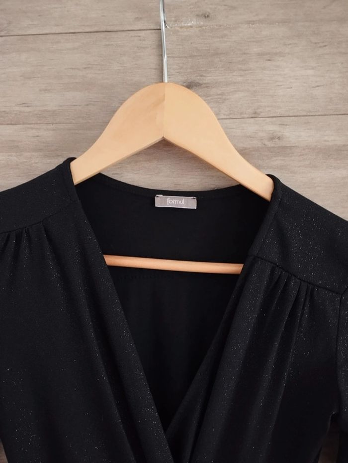 Robe noir pailleté Formul T38 - photo numéro 5