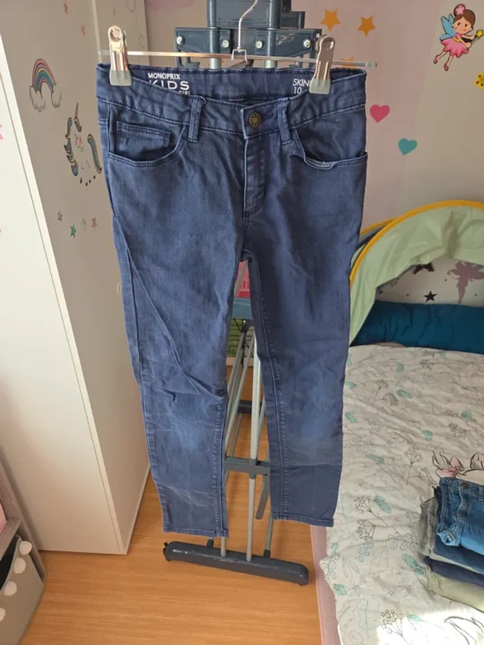 Jean skinny taille 10 ans - photo numéro 3