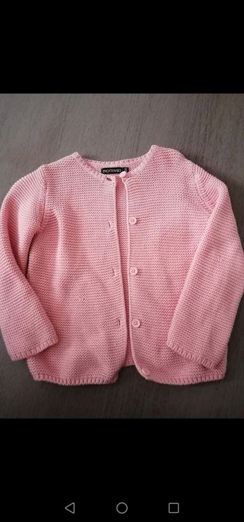 Gilet en laine 2 ans