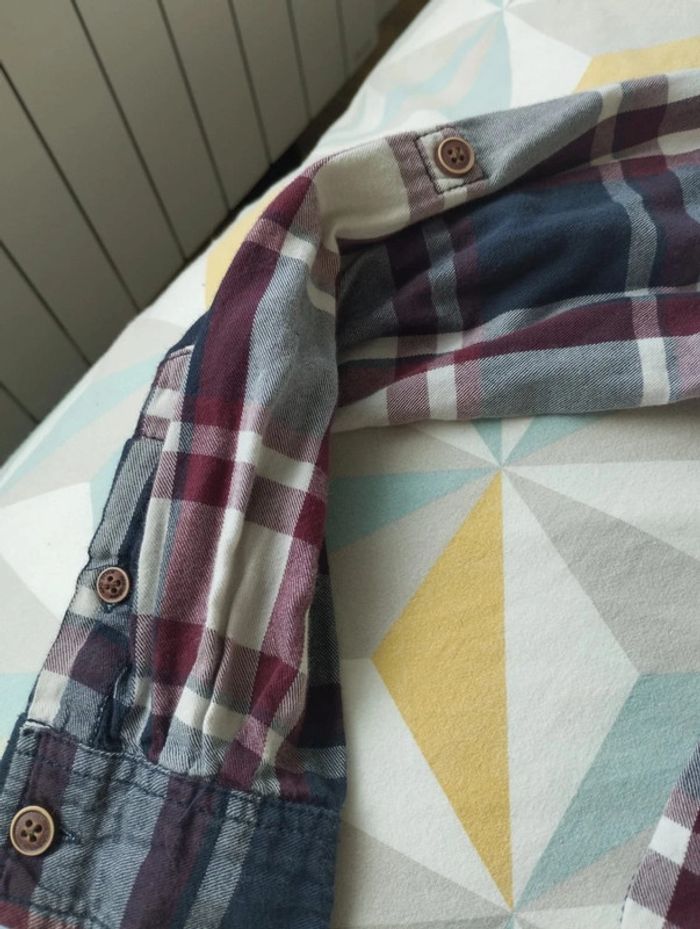 Lot de 3 chemises à carreaux garçon 8 ans - photo numéro 5