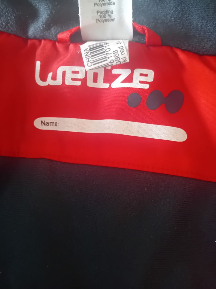 Veste de ski Wed'ze rouge 4 ans – Enfant - photo numéro 7