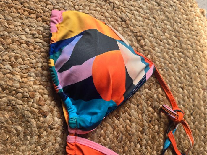 Bikini + pareo coloré taille xl - photo numéro 3