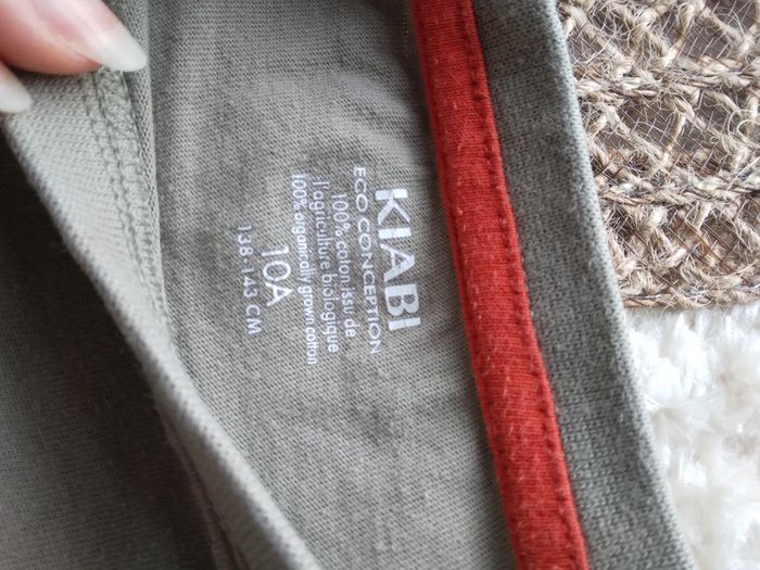 🌸Tee-shirt kaki avec imprimé de tacos ninjas 10ans a 1€🌸 - photo numéro 4