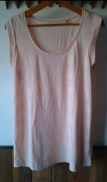 Débardeur saumon avec motifs 40