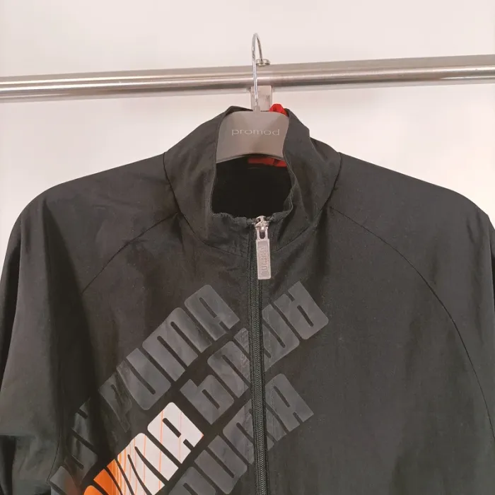 Veste de sport Puma noire à logo répété - Taille XL - A197 - photo numéro 5