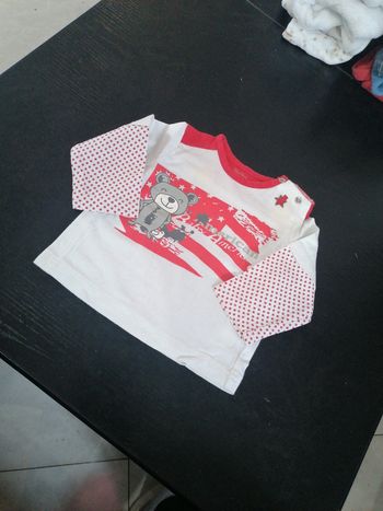 Tee shirt manches longues bébé rêve 3 mois