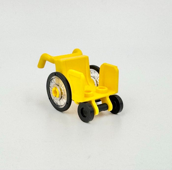 Lego City Accessoires : fauteuil roulant jaune - NEUF - photo numéro 2