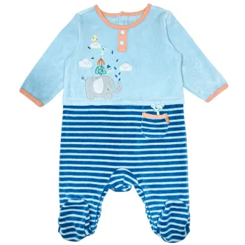 Pyjama 3 mois en velours Sergent Major