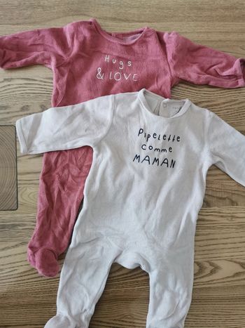 Lot de 2 pyjama 6 mois