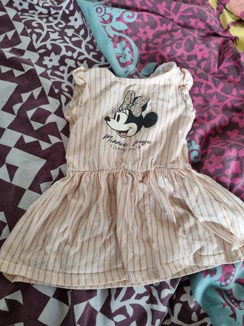 Robe 12 mois minnie