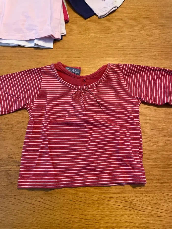 8 tshirts manches longues fille 12 mois - photo numéro 9