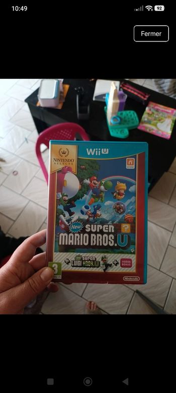 Jeu wii u new super Mario bros u+ new super Luigi u