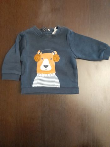 Sweat taille 3 mois vertbaudet