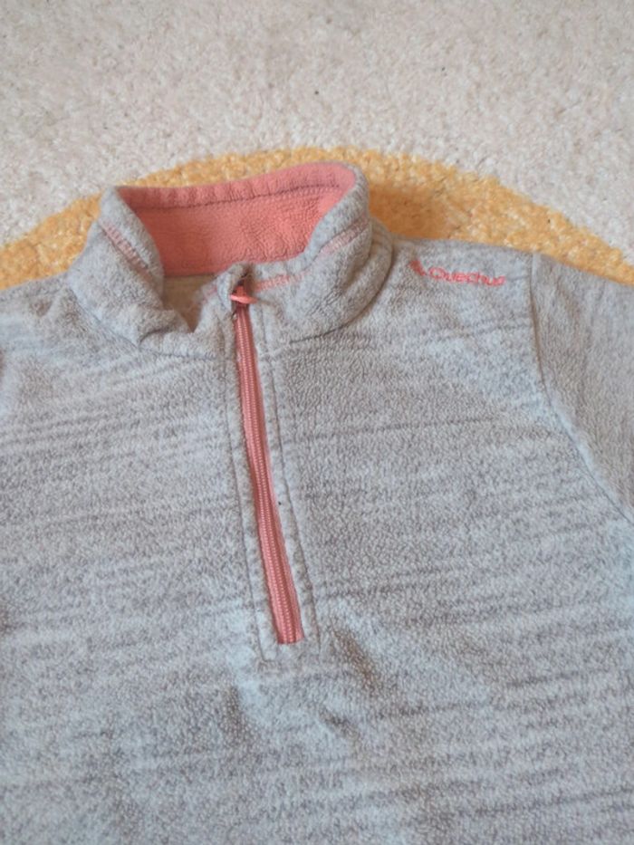 Polaire gris rose quechua sport 5 ans - photo numéro 2